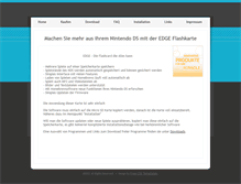 Tablet Screenshot of edgecard.de